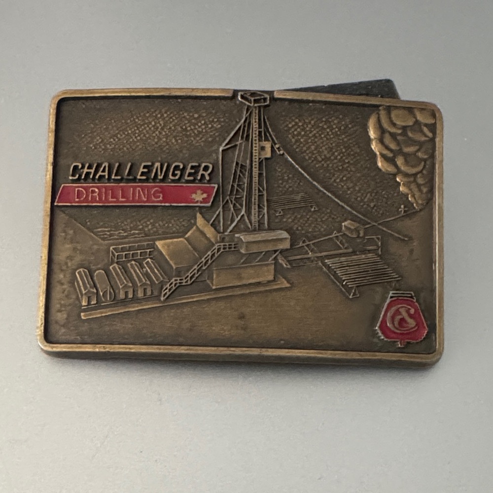Challenger Drilling Belt Buckle